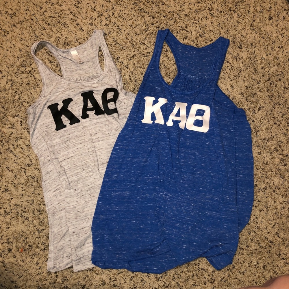 Kappa Alpha Theta KAO Bella Canvas Racerback Tanks